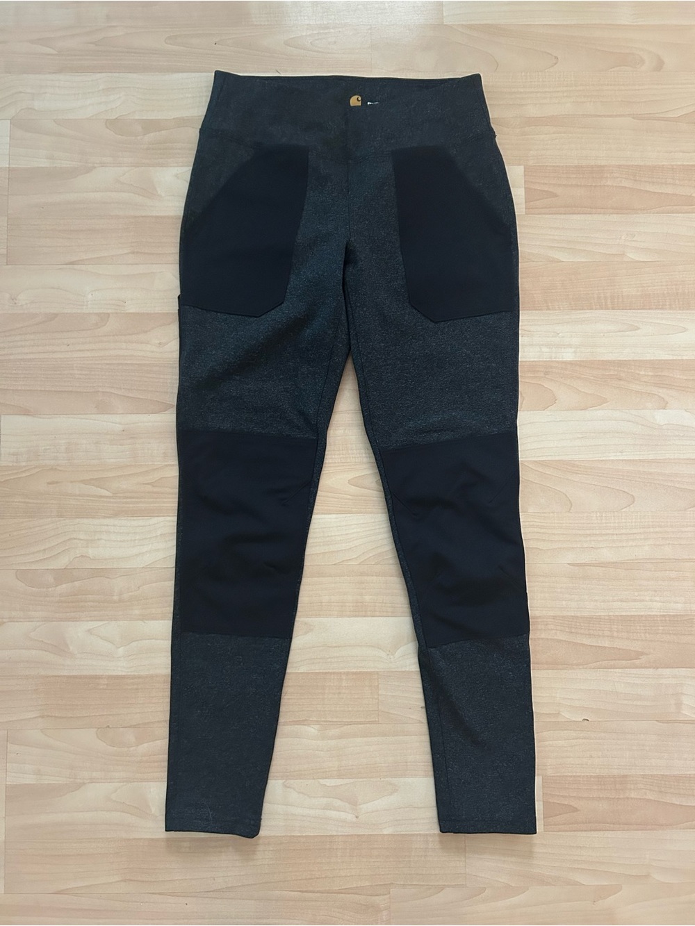Carhartt Dark Heather Gray Logo Midweight Performance Leggings